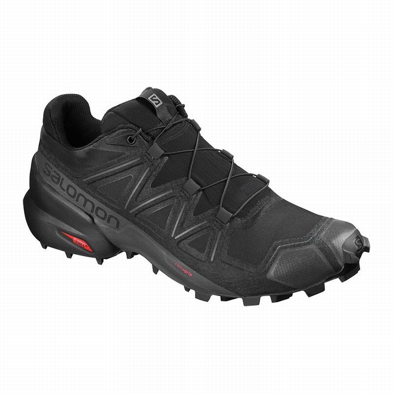 Salomon SPEEDCROSS 5 Zapatillas Trail Running Hombre - Negras - Colombia (12463-PTAX)